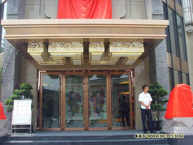不锈钢地簧门